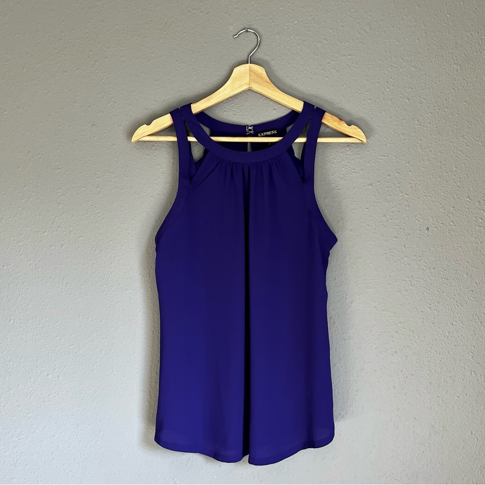 Express, Strappy Shoulder Cut-out Tank, Sleeveless Blouse